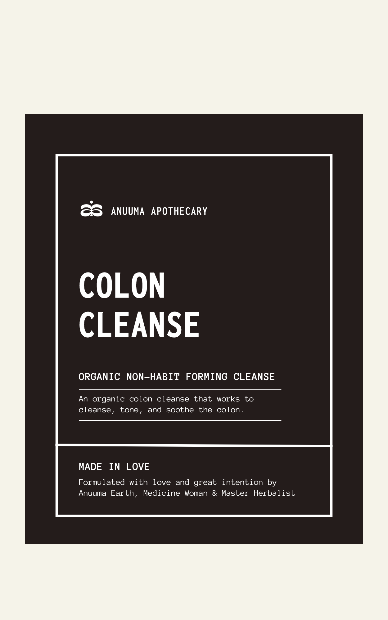 CLEAN COLON | Organic Herbal Colon Cleanse