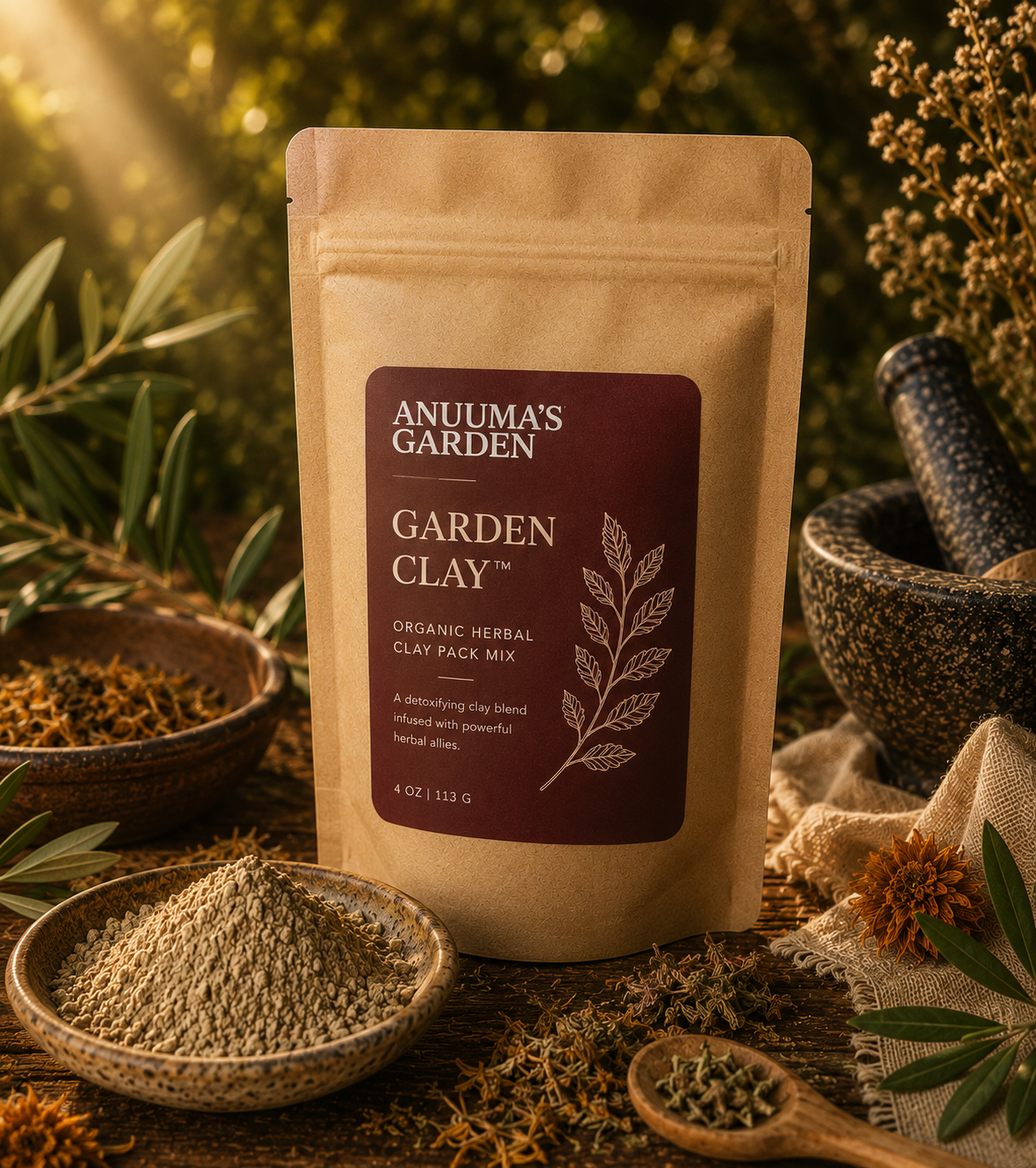 Garden Clay™ - Organic Herbal Clay Pack Mix